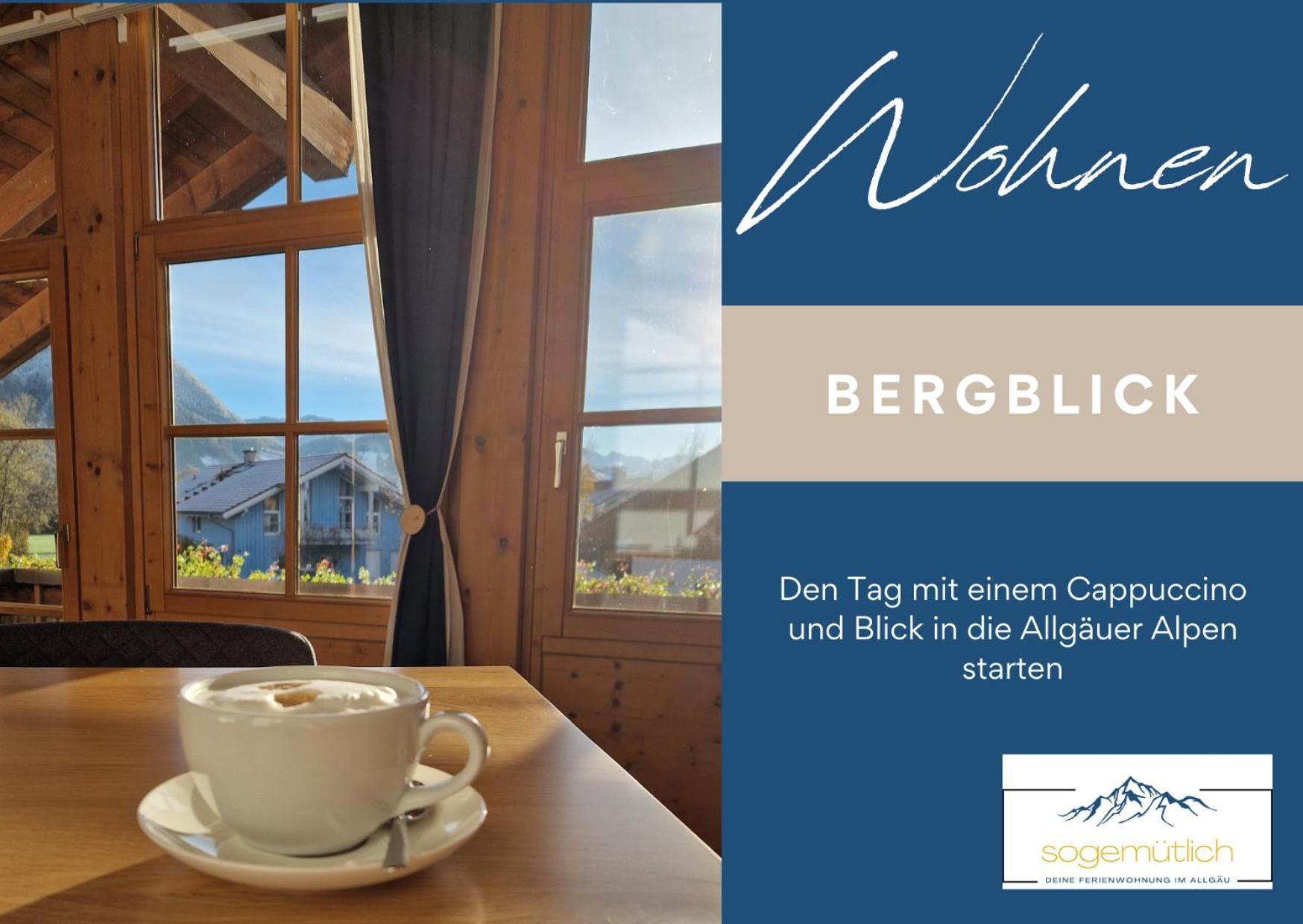 Toller Bergblick Vom Ruhigen Sonnenbalkon, Nur 50M Zum See & Oepnv Inklusive Blaichach Eksteriør billede